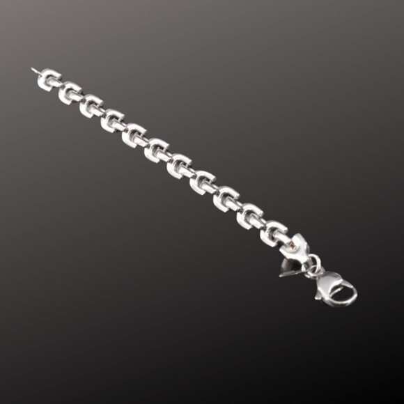 Vintage sterling silver link bracelet 🖤 - Picture 3 of 4